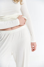 Брюки із ліоцелу білі