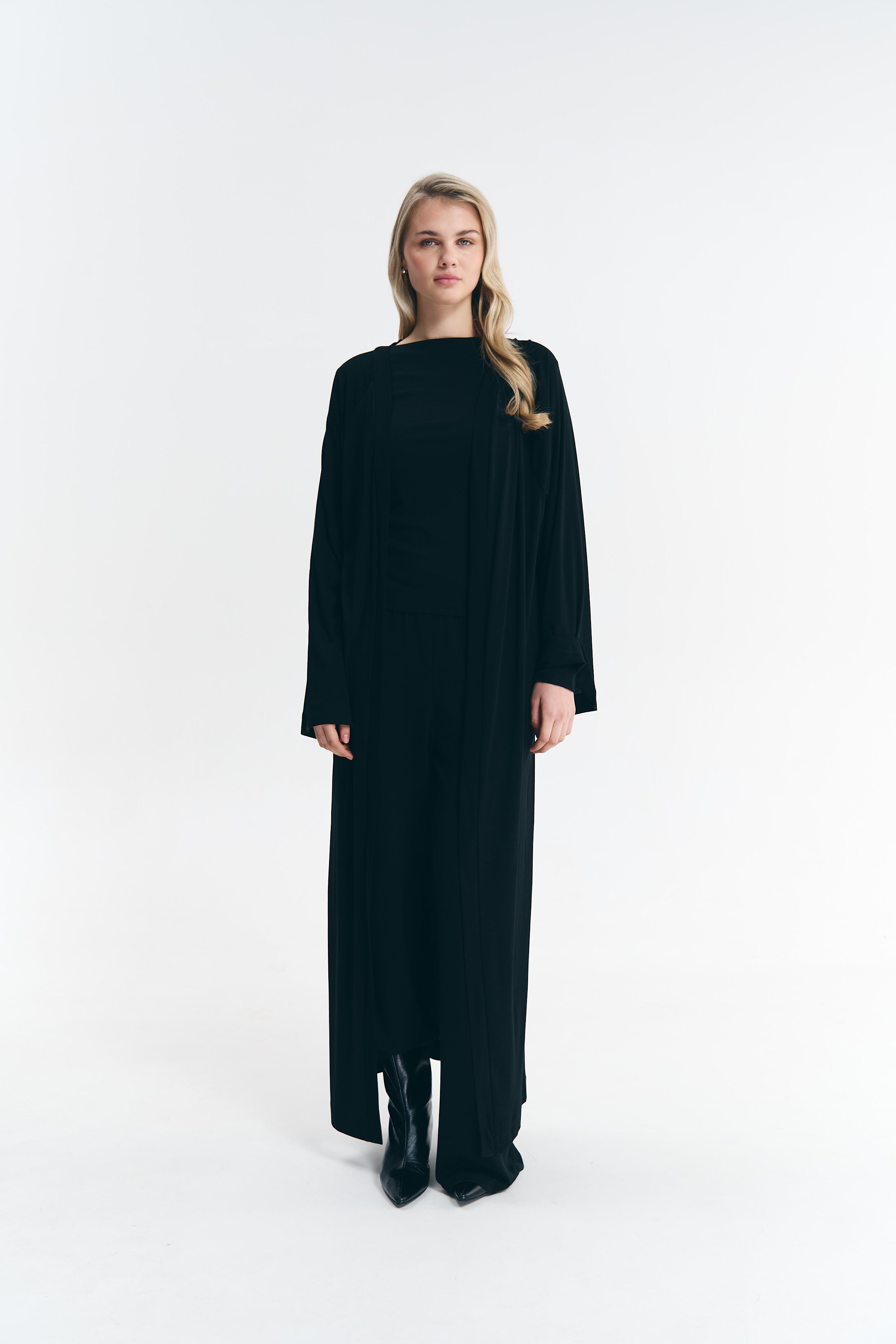 Костюм з кардиганом чорний