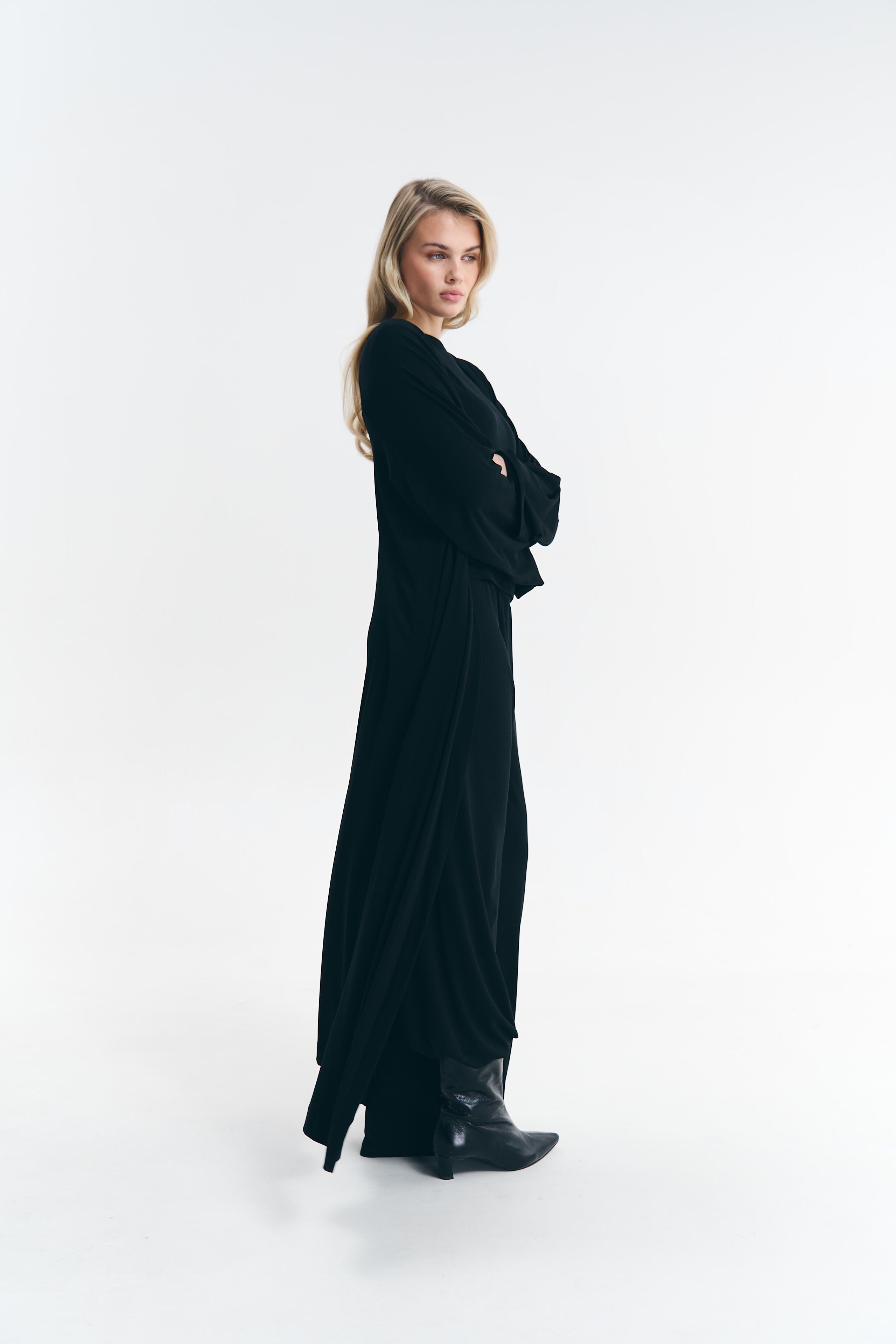 Кардиган із ліоцелу чорний