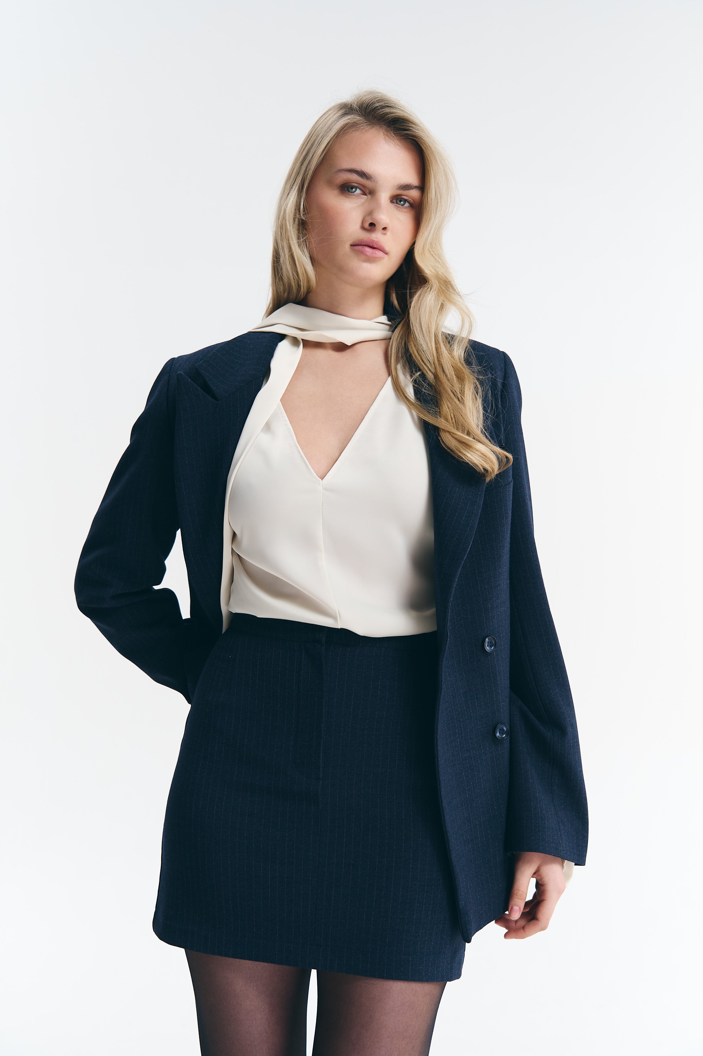 Міні спідниця у смужку