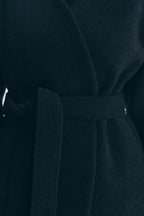 Укорочене пальто з вовни та кашеміру