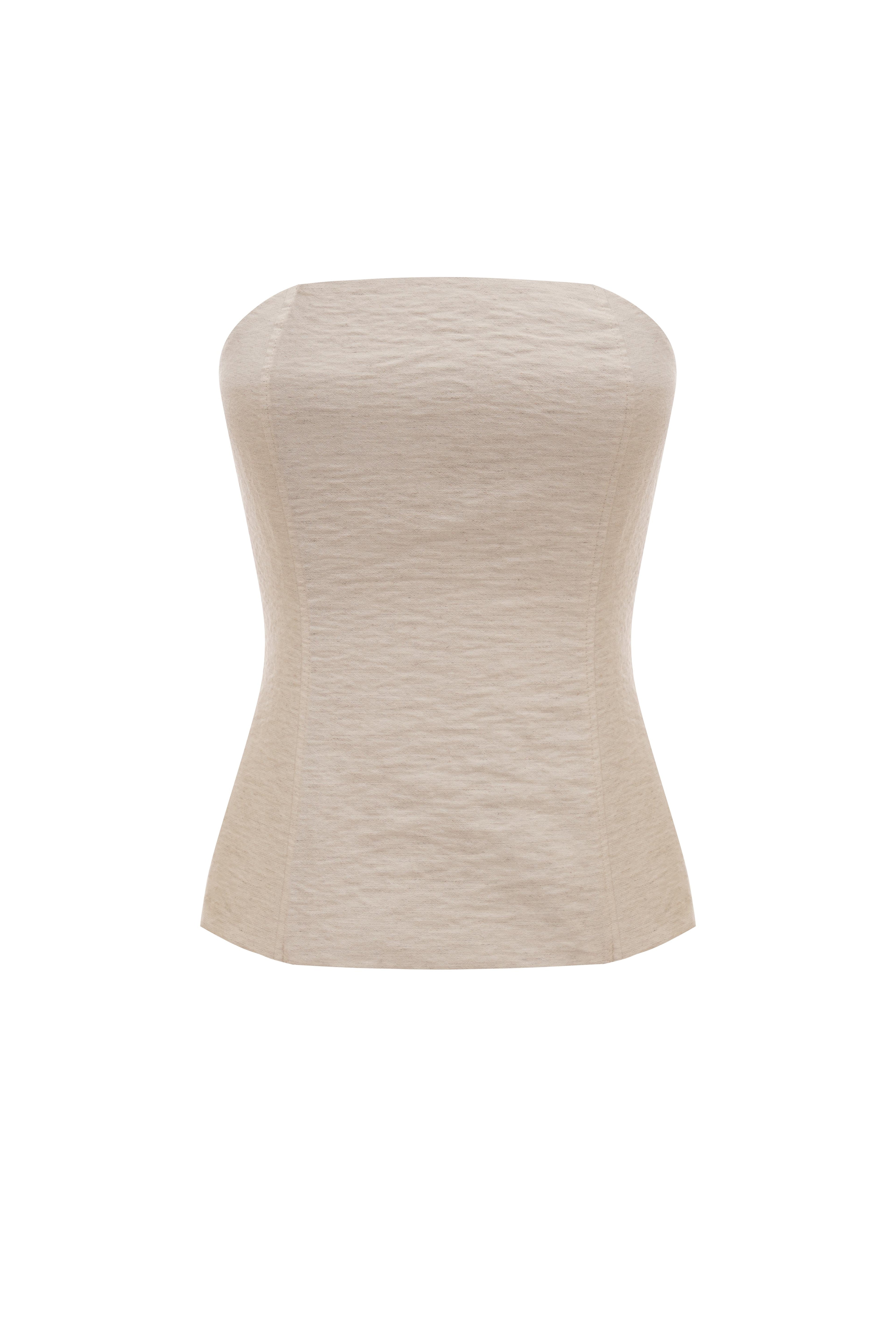 Корсетний топ льон