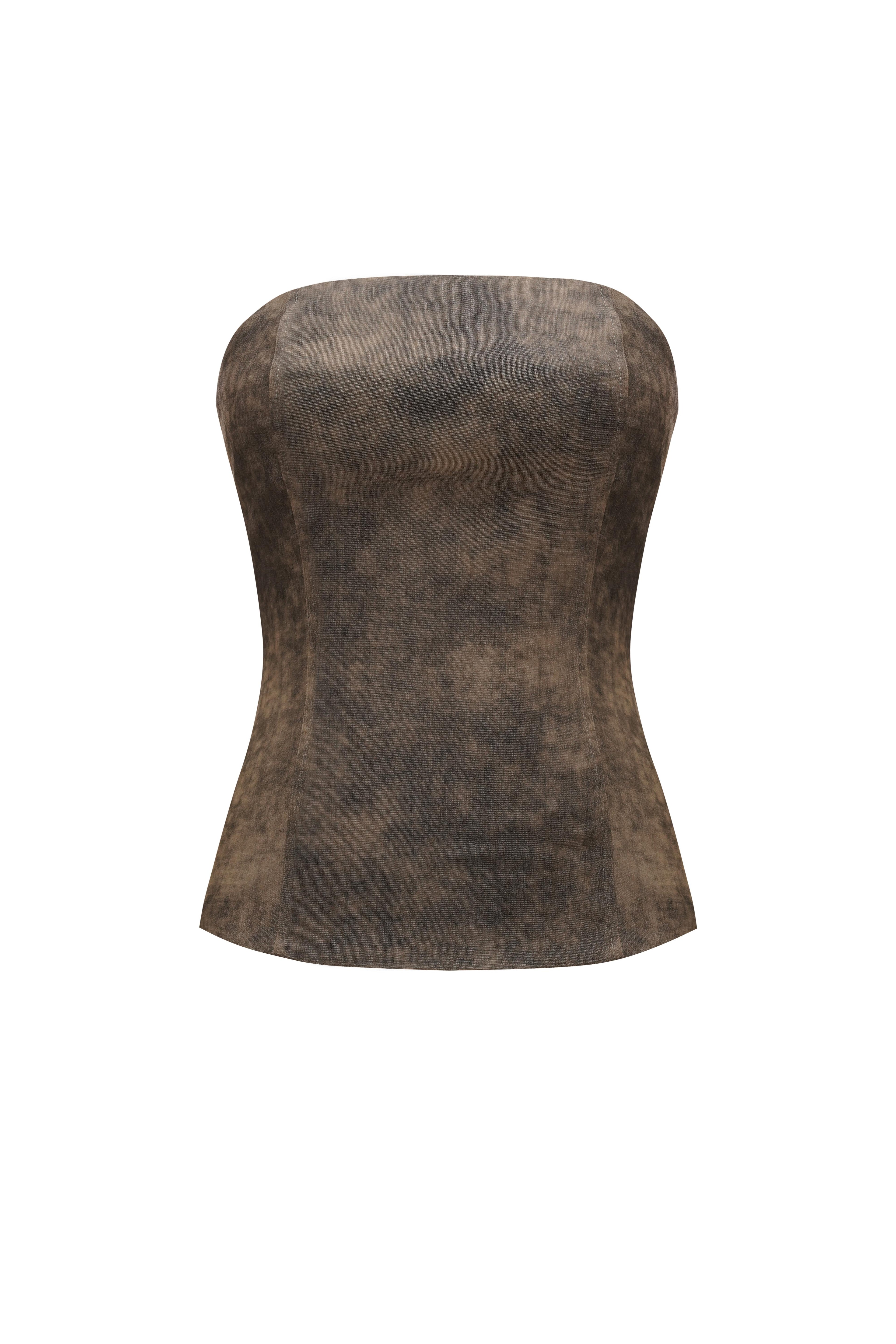 Корсетний топ хакі